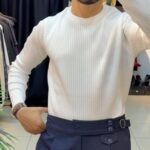 Slim Fit Fitilli Triko